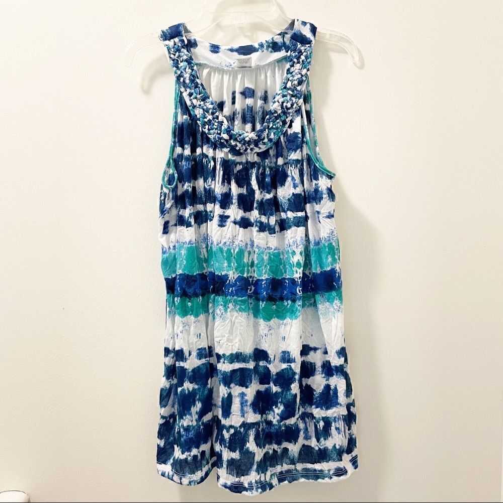 Isela Tie-Dye Print Boho Sleeveless Top - Size XL